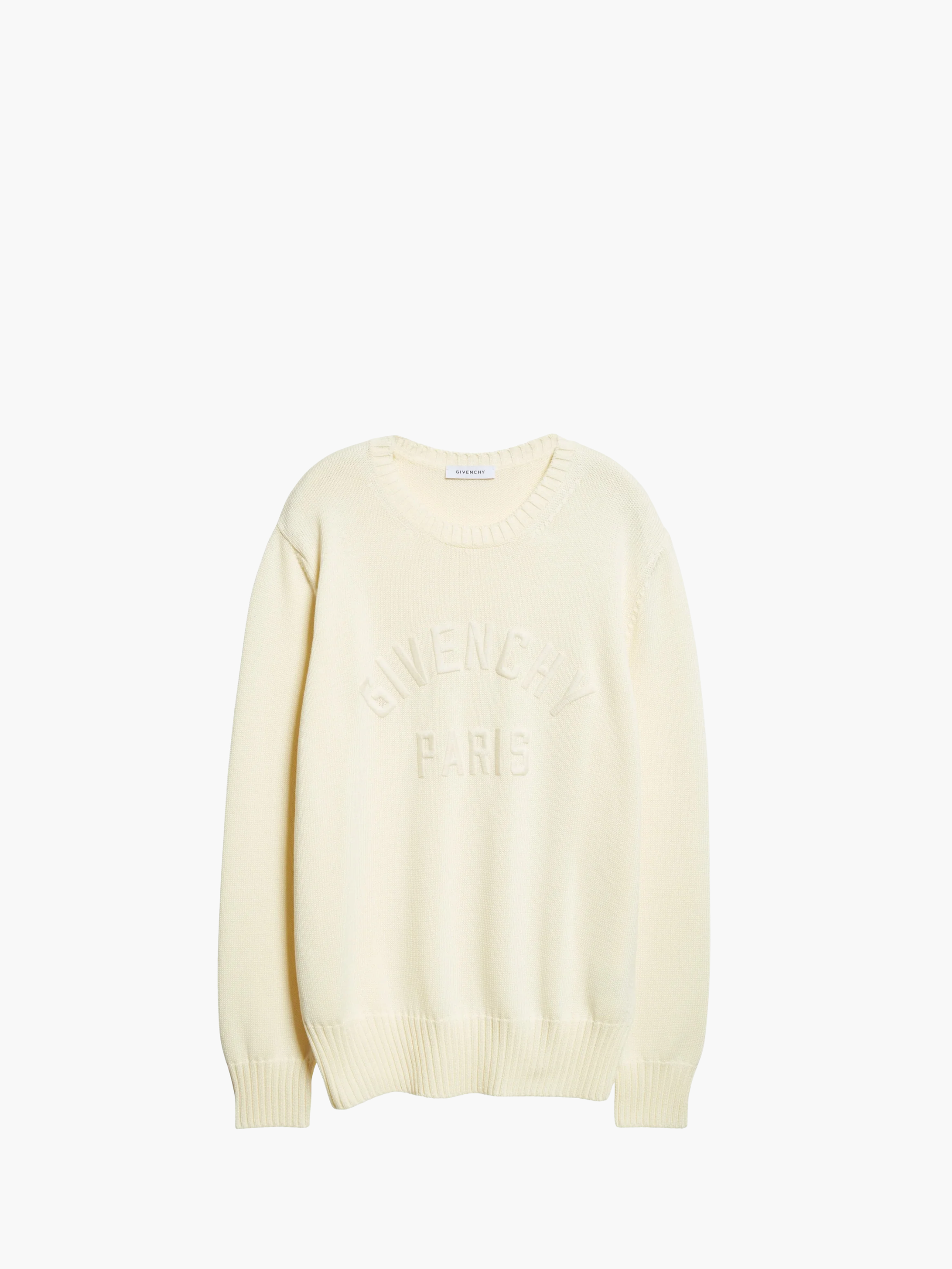 Givenchy Sweater Logo Ecru