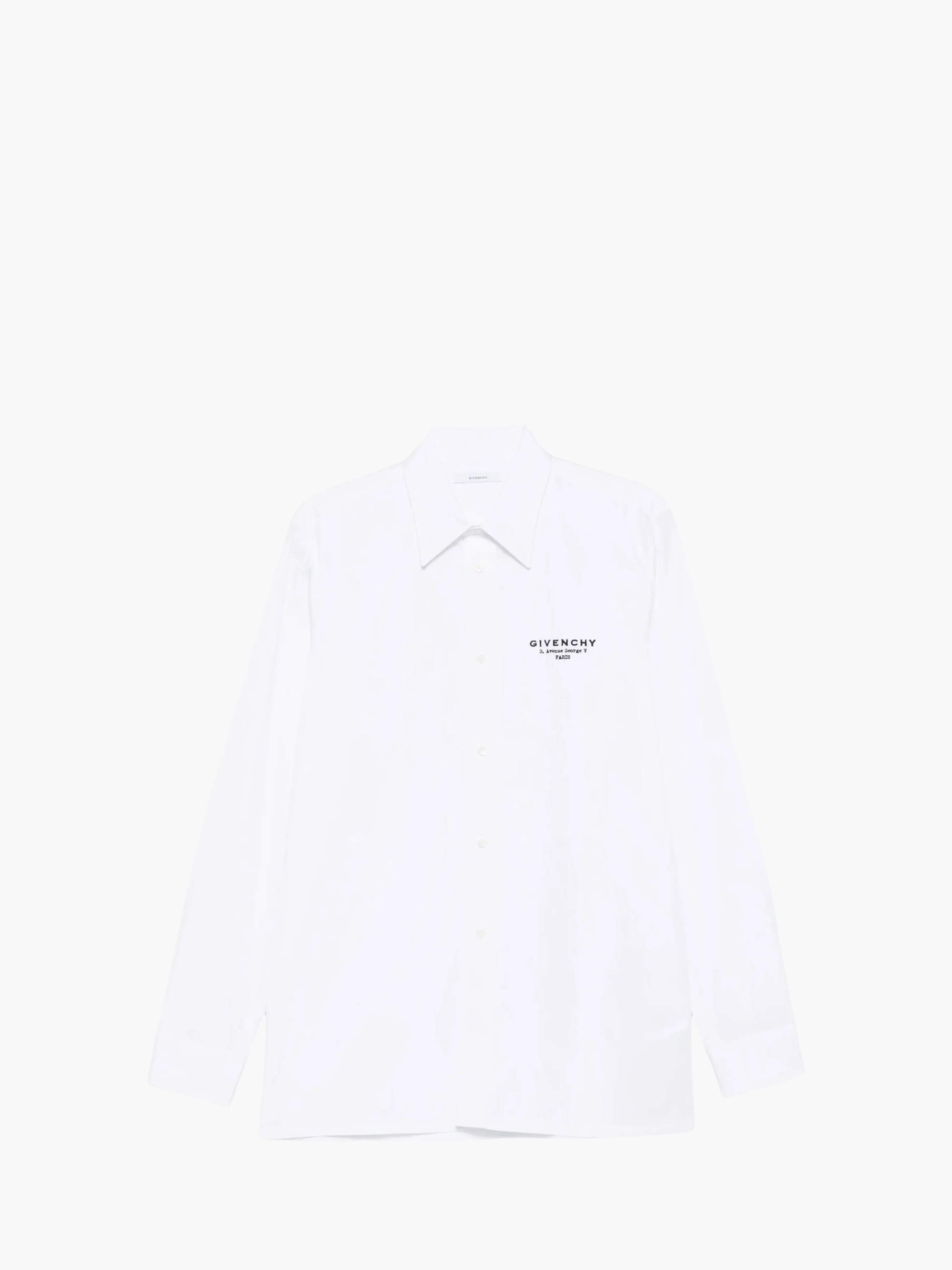 Givenchy Shirt Long Sleeve Logo White