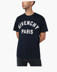 Givenchy T-Shirt Logo Navy-White