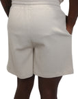 Capone Shorts Textured Basic Oatmeal