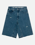Aape Shorts Trade Mark Denim Light Blue