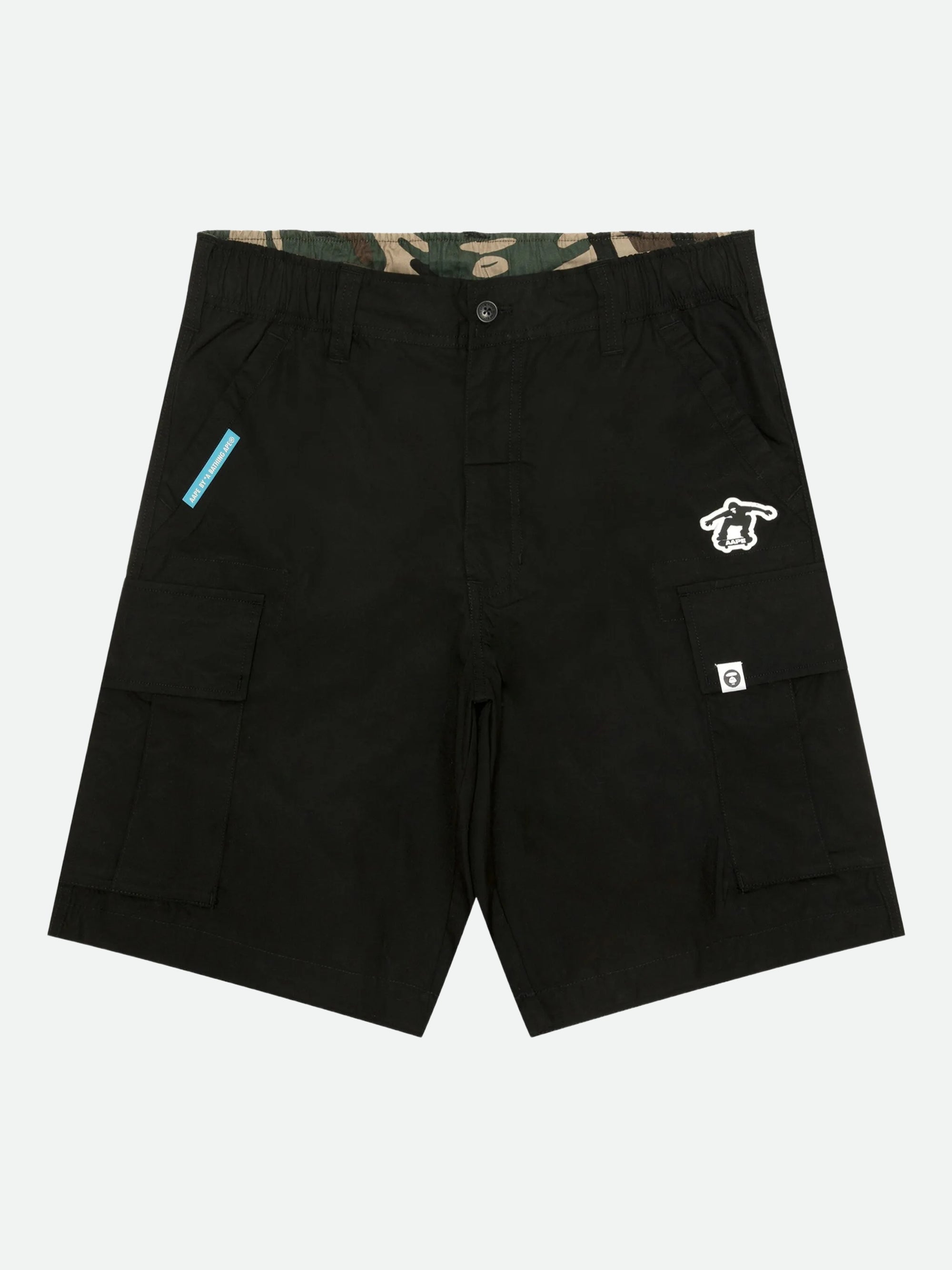 Aape Shorts Logo Black-AL Capone Premium