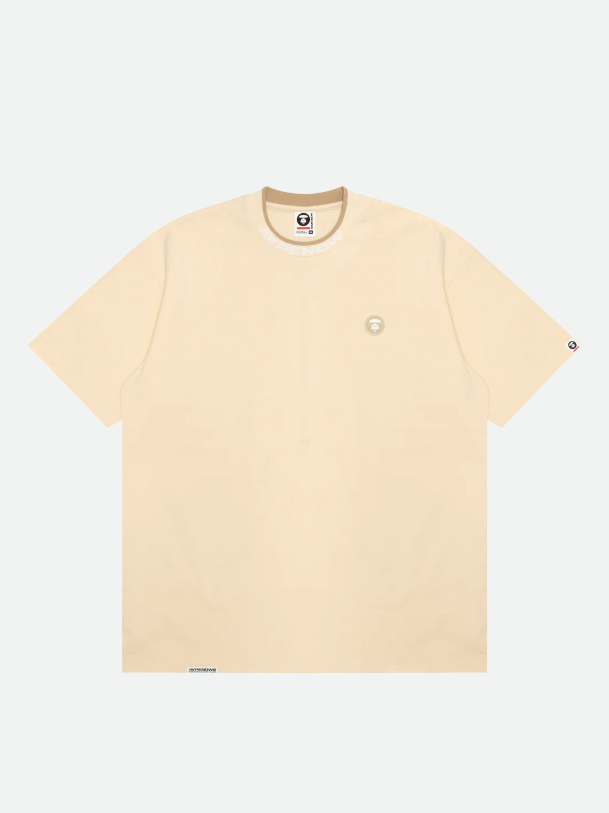 Aape T-Shirt Logo Ivory-Beige-AL Capone Premium
