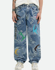 Aape Jeans Camo Light Blue