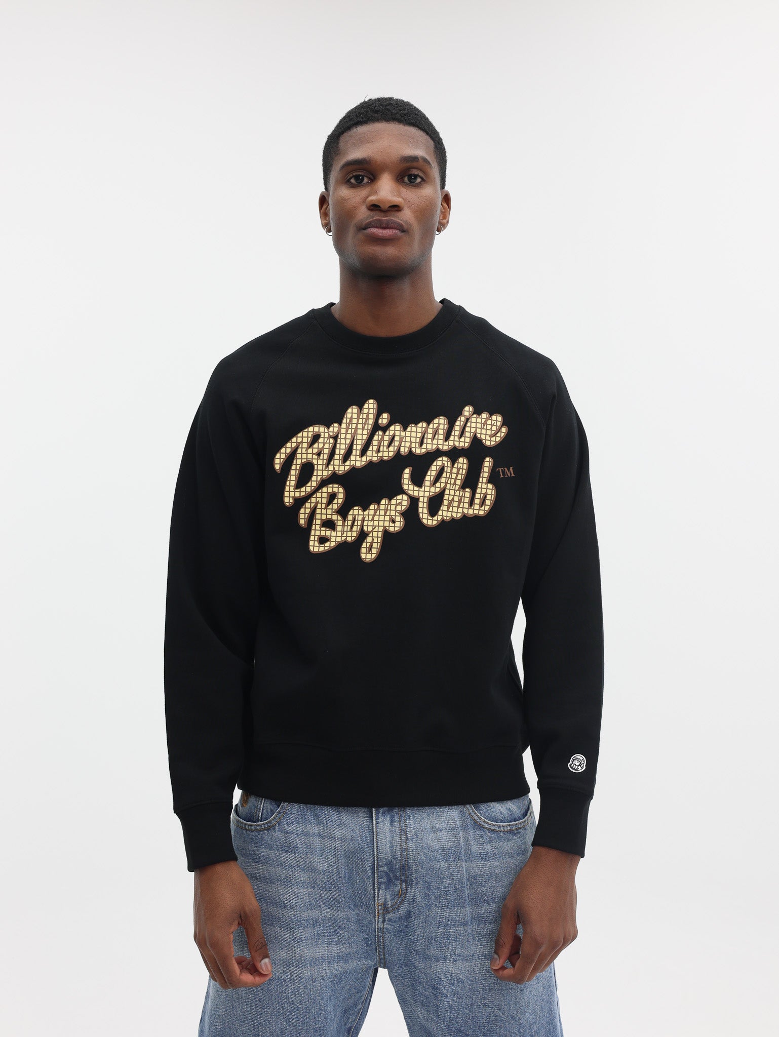 Billionaire Boys Club Script Logo Crewneck Black-AL Capone Premium