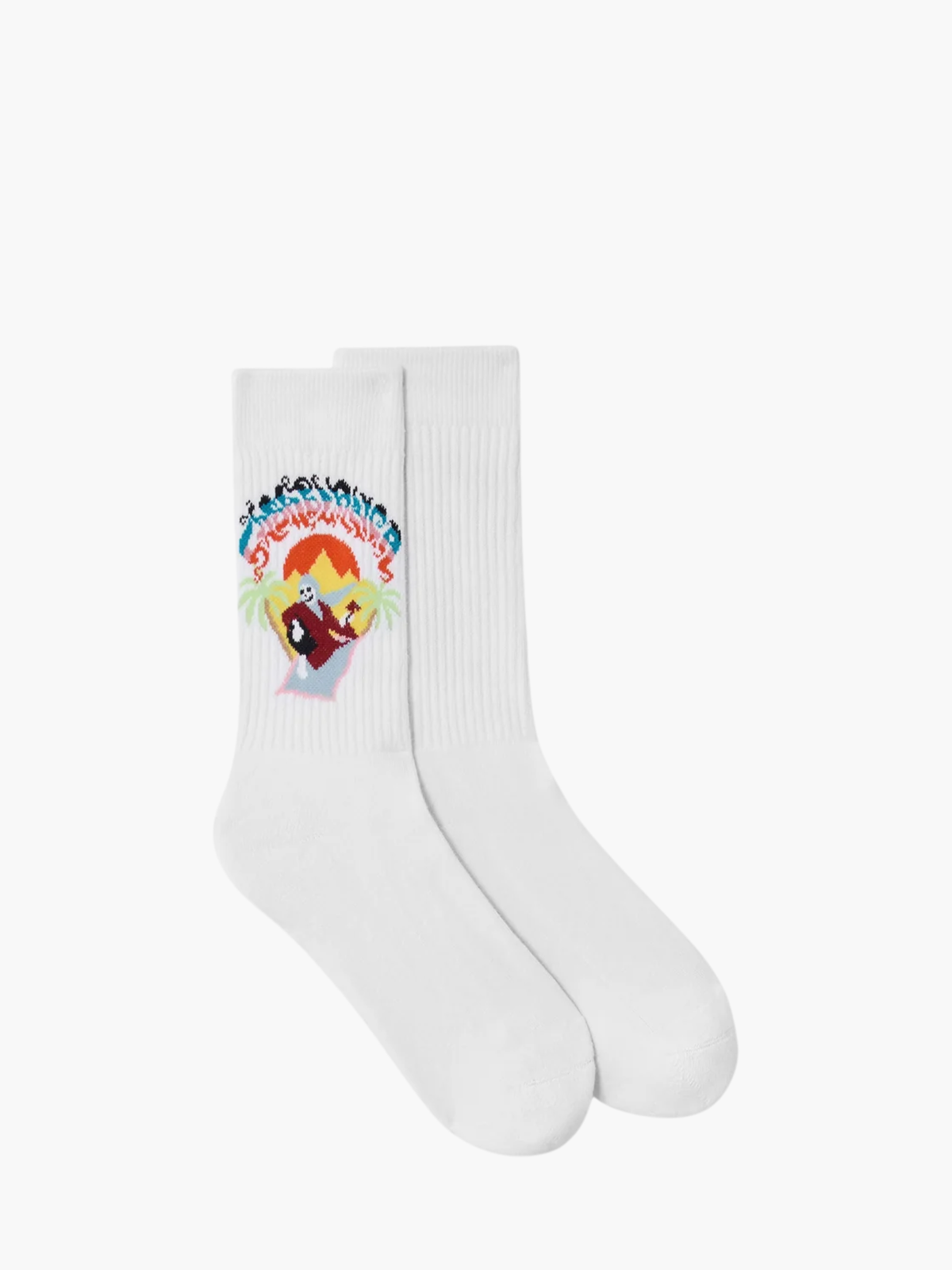 Casablanca Socks Eveil Ancestral White