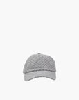 Casablanca Cap  Monogram Jacquard Grey