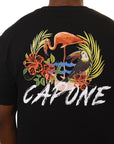 Capone T-Shirt Flamingo Island Black