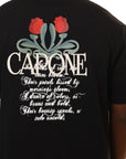 Capone T-Shirt Graphic Twin Rose Black