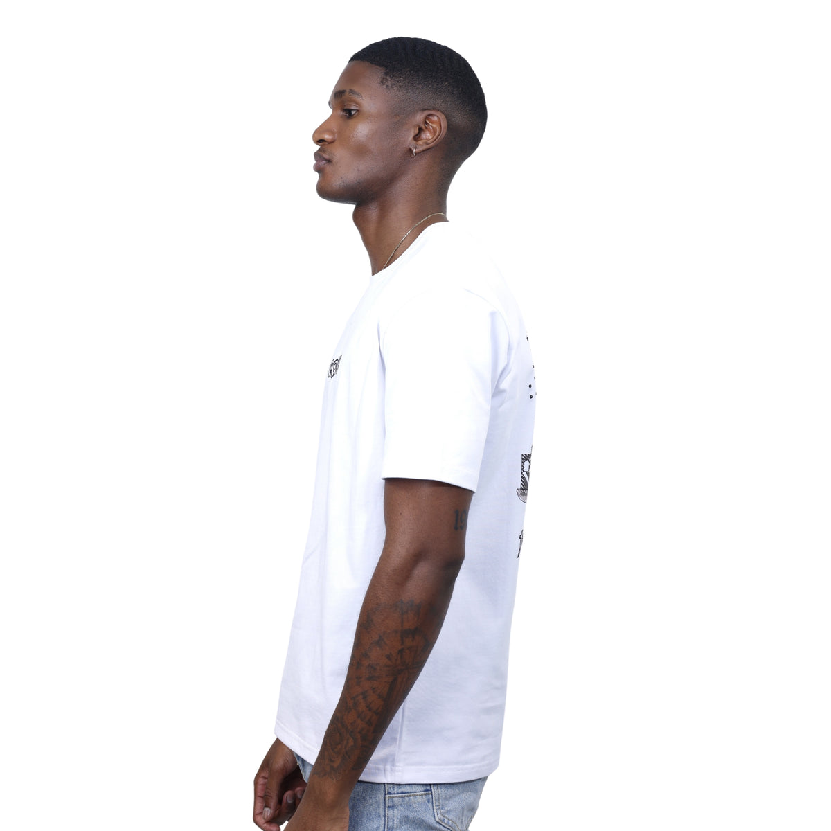 Capone Tops Capone T-Shirt City Moon White – AL Capone Premium
