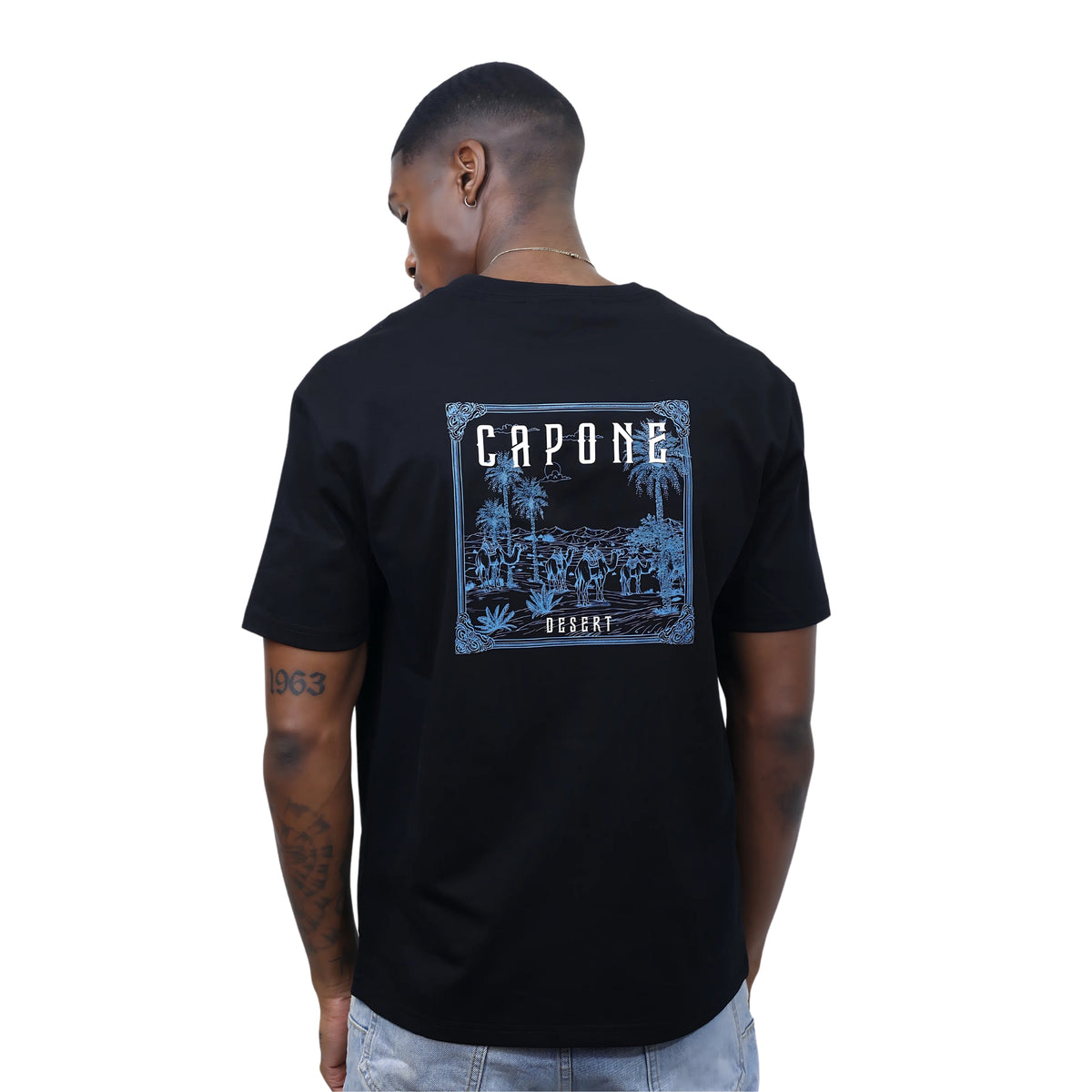 Capone Tops Capone T-Shirt City Portrait Black – AL Capone Premium