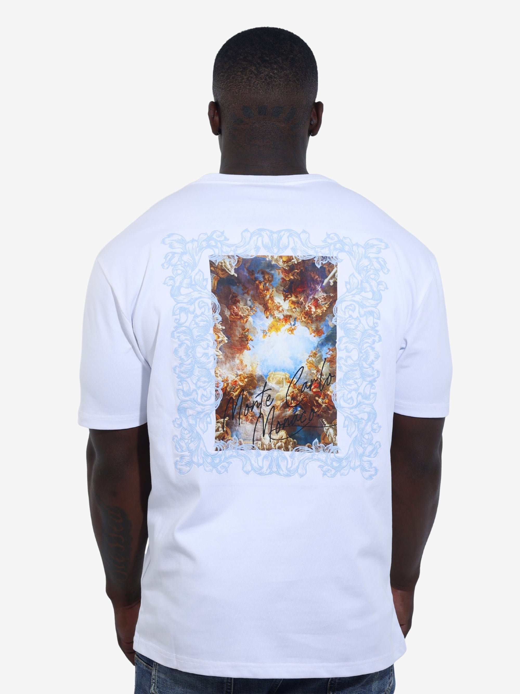 Capone T-Shirt Monaco Artwork White