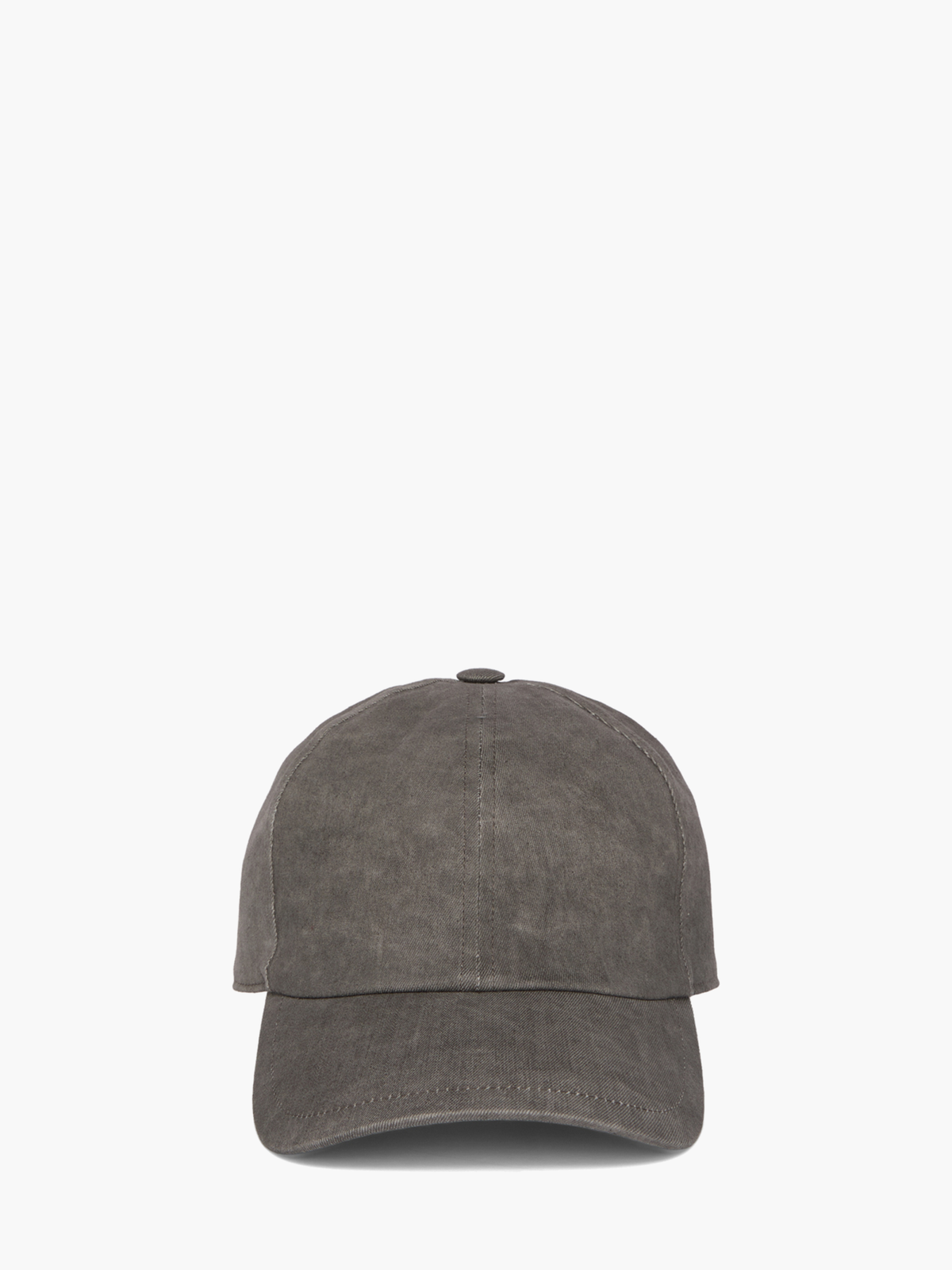 Rick Owens Cap Baseball Dark Dust
