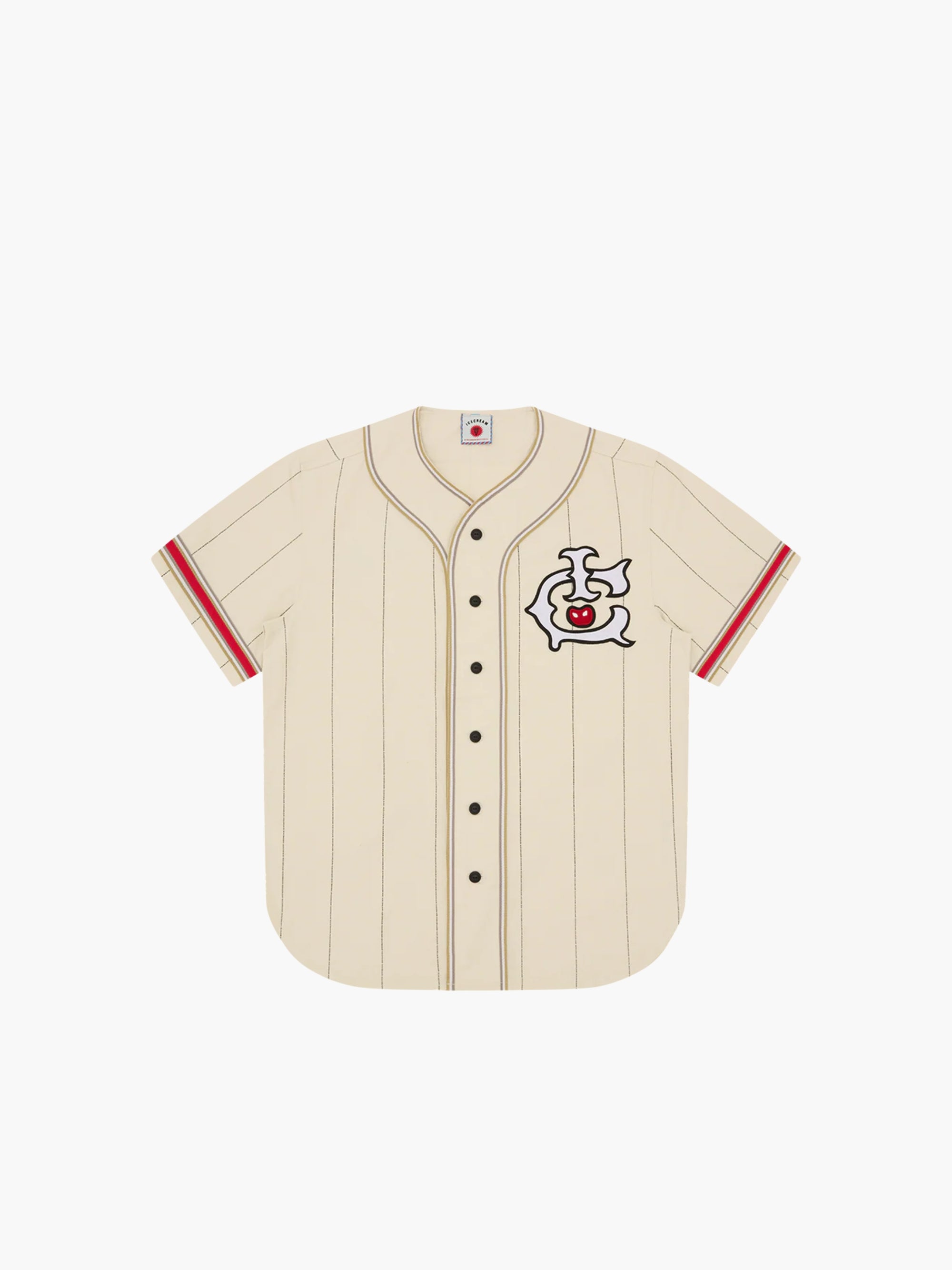 Ice-cream Shirt Ic Baseball White