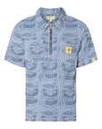Icecream Supplies Work Shirt Blue