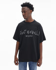 Just Cavalli T-Shirt Embroidery Logo Black
