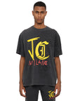 Just Cavalli T-Shirt Acid JC Leopard Black