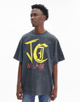 Just Cavalli T-Shirt Acid JC Leopard Black