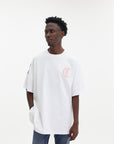 Just Cavalli T-Shirt Maxi Logo Leo White