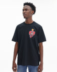 Just Cavalli T-Shirt Small Heart Tattoo Black