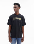Just Cavalli T-Shirt Logo Gold Mat Black