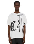 Just Cavalli T-Shirt Maxi Side Logo White