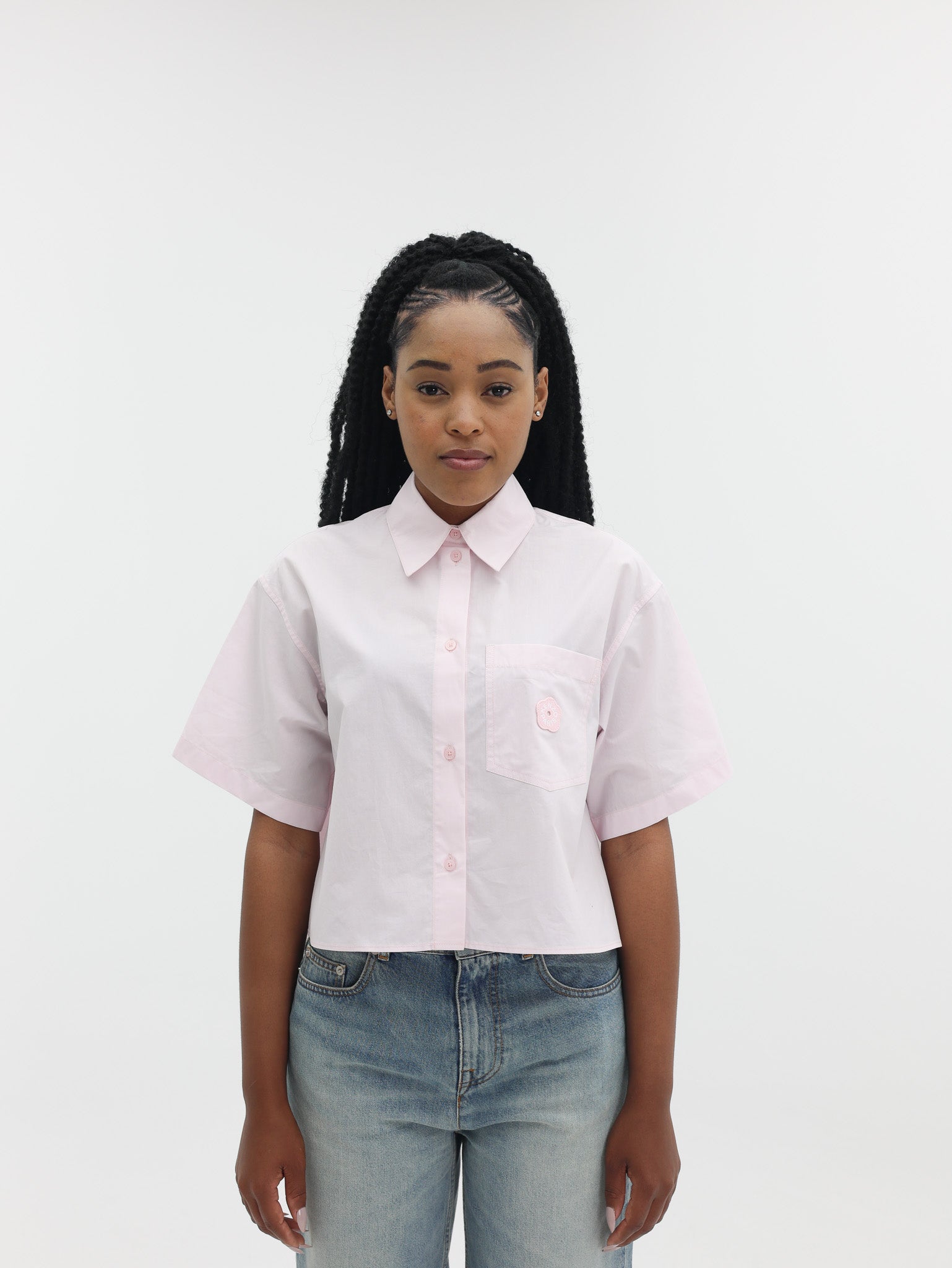 Kenzo Shirt BF 2.0 Dropped Shoulders Pink-AL Capone Premium