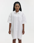 Kenzo Dress Woven Cotton White
