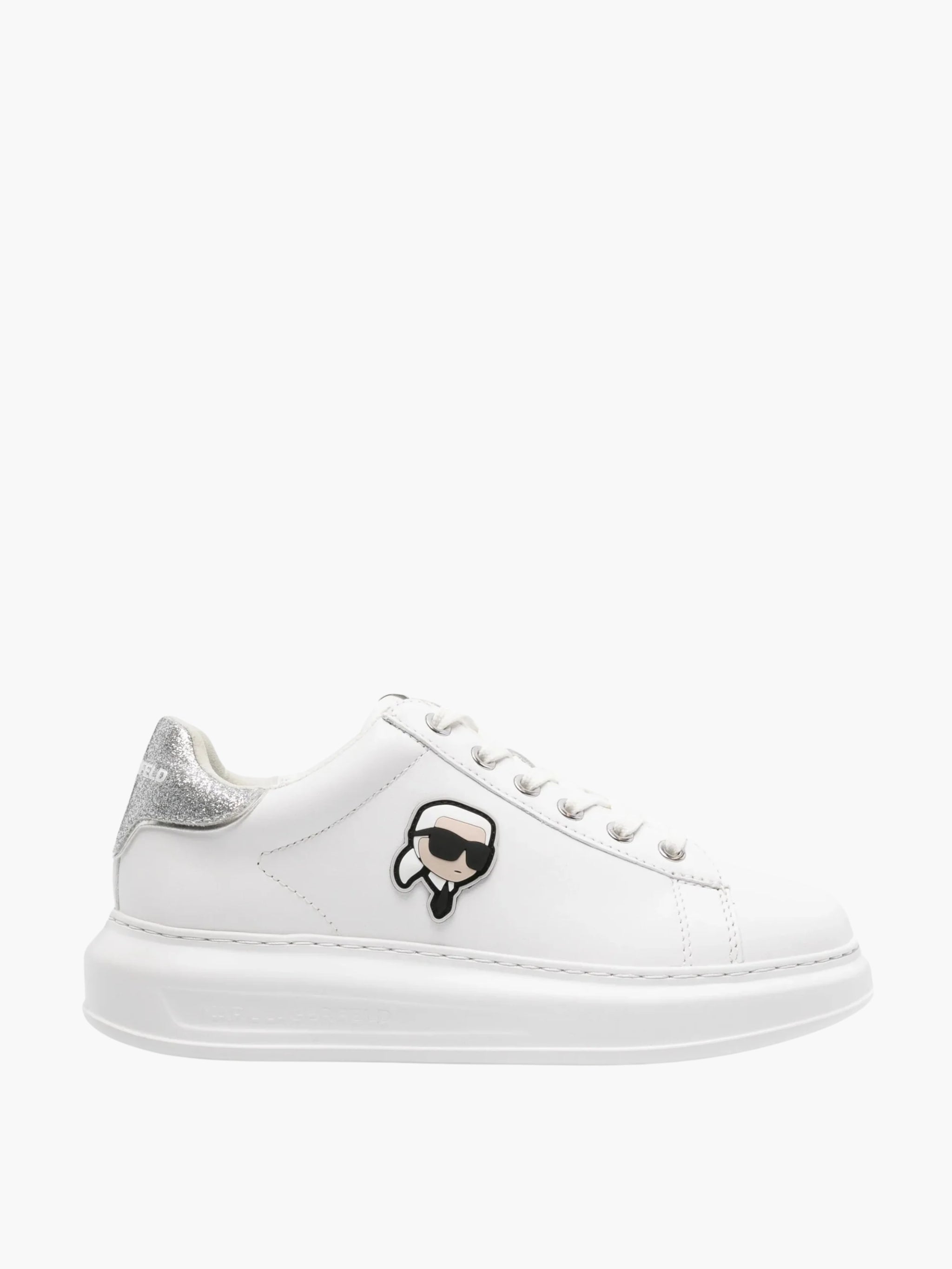 Karl Lagerfeld Sneaker Klls55 Kapri Nft Lo Lace White-Silver - AL ...