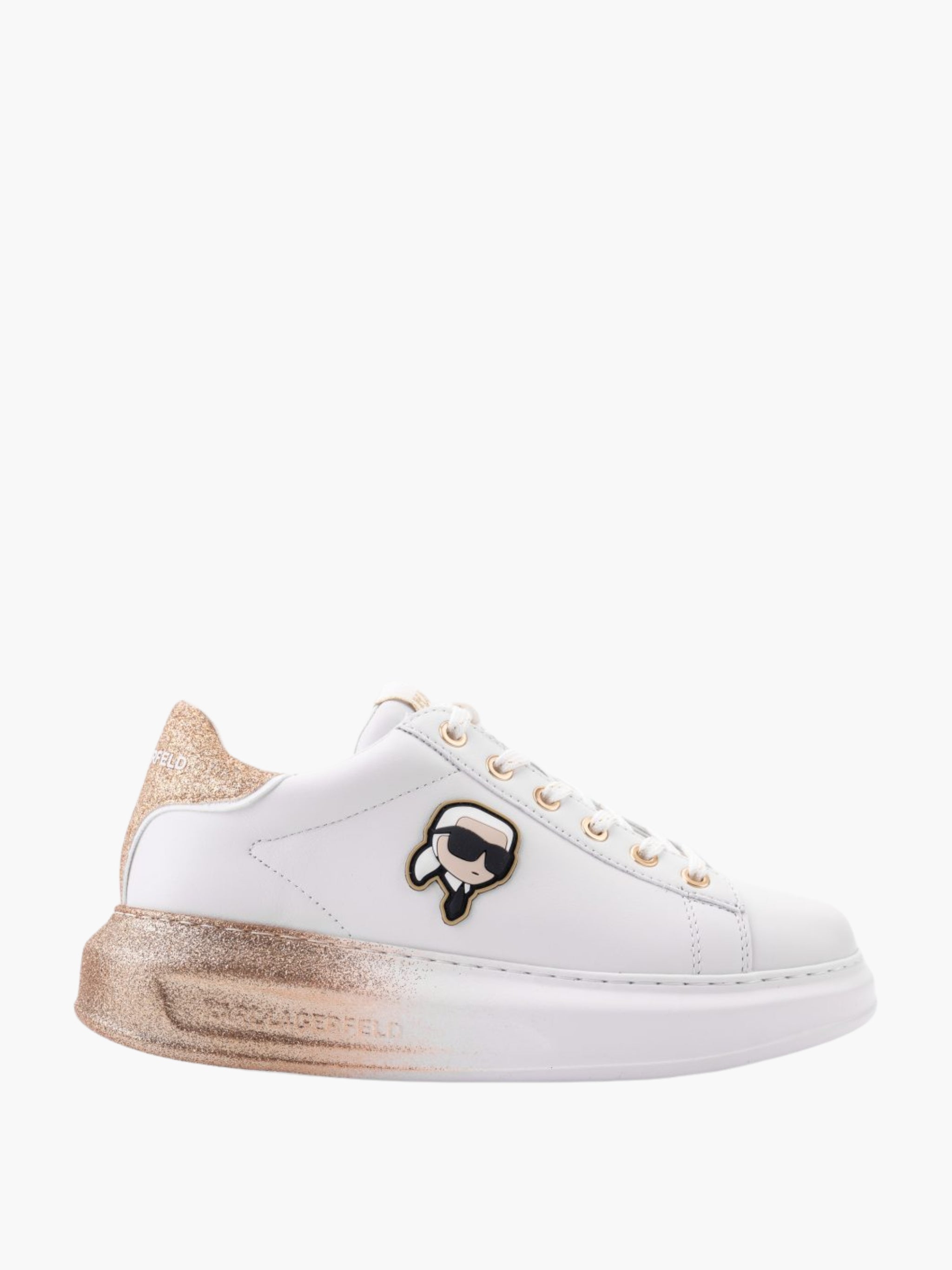 Karl Lagerfeld Sneaker KLL300 Kapri Ombre Nft Lo Lace White Lthr W