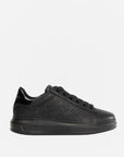 Karl Lagerfeld KL559 Kapri Emboss Repeat Lo Lace Black Leather/Mono