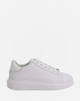 Karl Lagerfeld KL560 Kapri Emboss Repeat Lo Lace White Leather/Mono