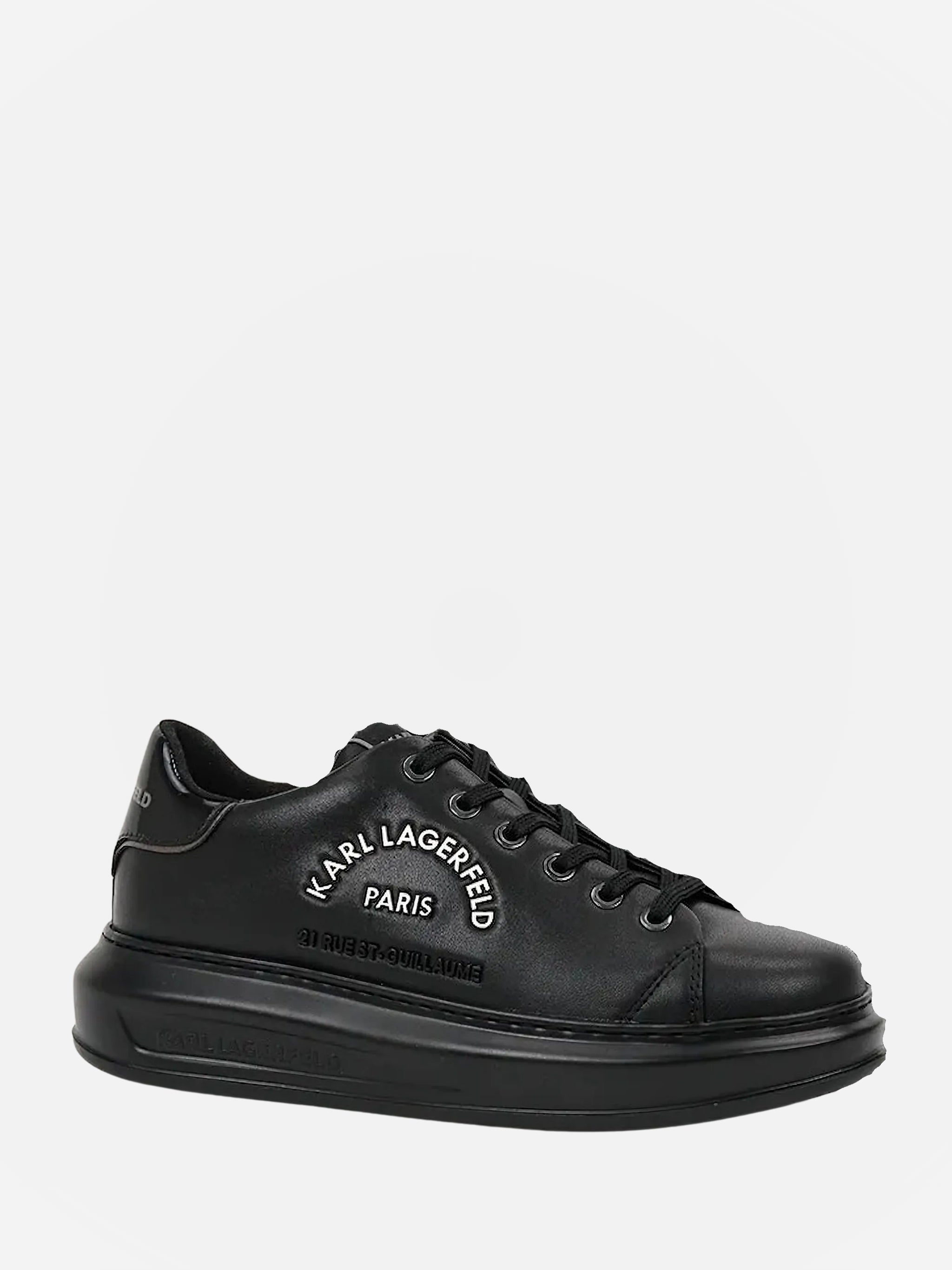 ガブル 3109075 L Karl Lagerfeld KLL279 Sneaker Kapri Metal Maison Lo Black Leather