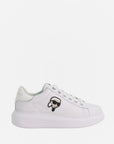 Karl Lagerfeld KLL244 Sneaker Kapri NFT Lo Lace White Leather/ Mono