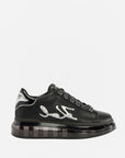 Karl Lagerfeld KLL281 Sneaker Kapri Kushion Signia Glitterflow Black Leather/ Mono