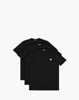 Moncler Ss T-Shirt 3 Pack Black