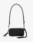 Maison Margiela Black Leather Crossbody Bag Black