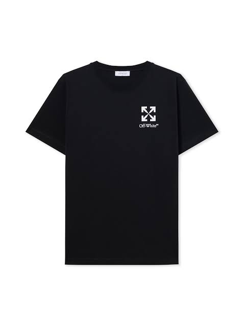 Off - White T-Shirt Small Arrow Slim Black