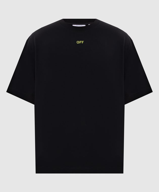 Off - White T-Shirt Dark Slime Arrow Black