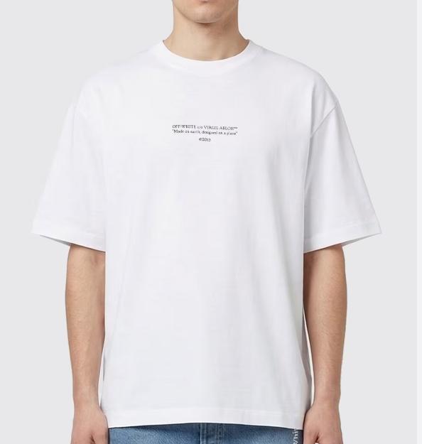 Off - White T-Shirt Statement SS Skate White