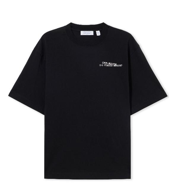 Off - White T-Shirt Type Machine Arrow Black