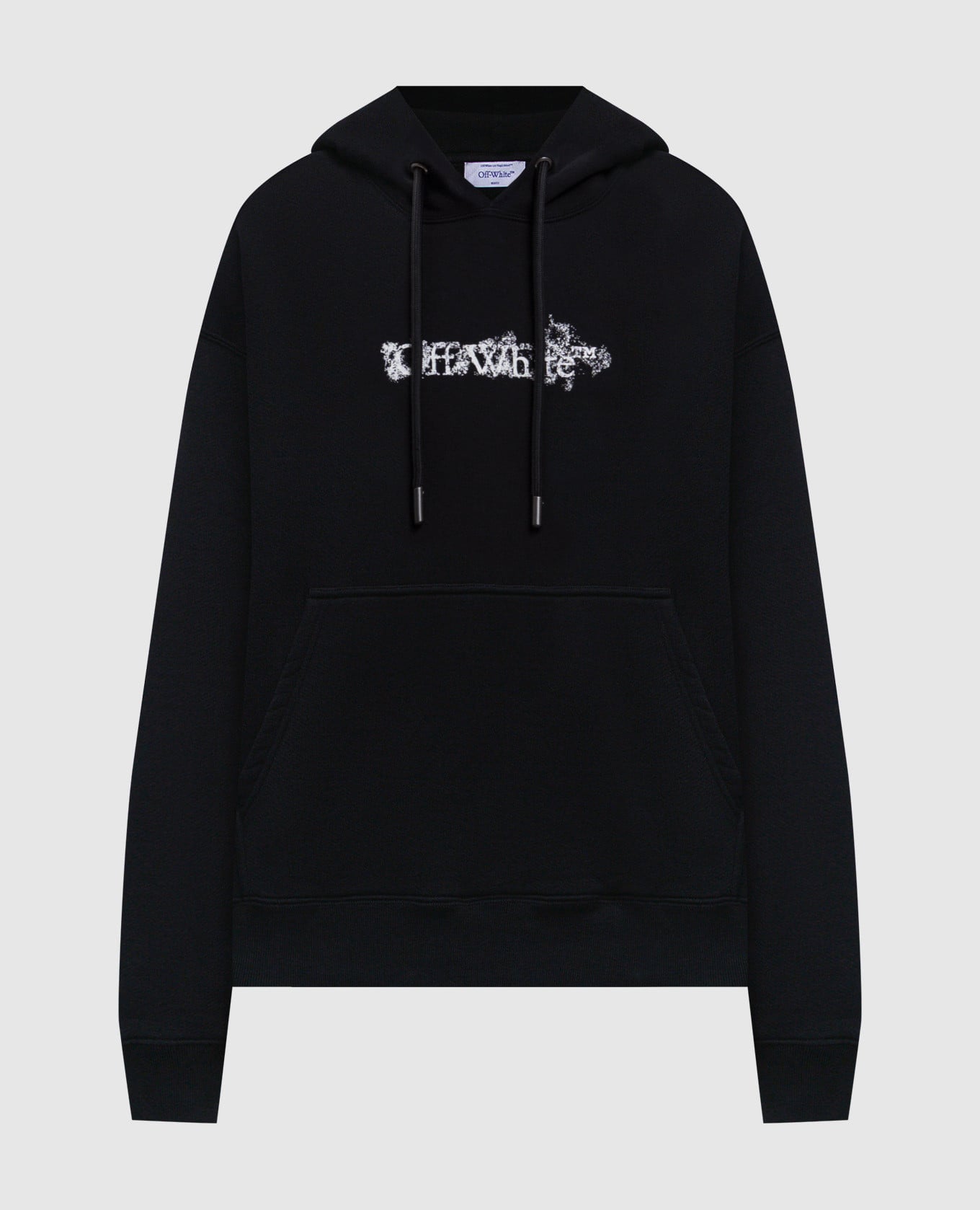 Off - White Hoodie Heraldic Treshold Black