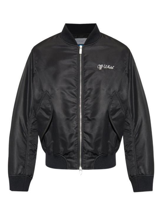 Off - White Jacket Script Nyl Varsity Black/white
