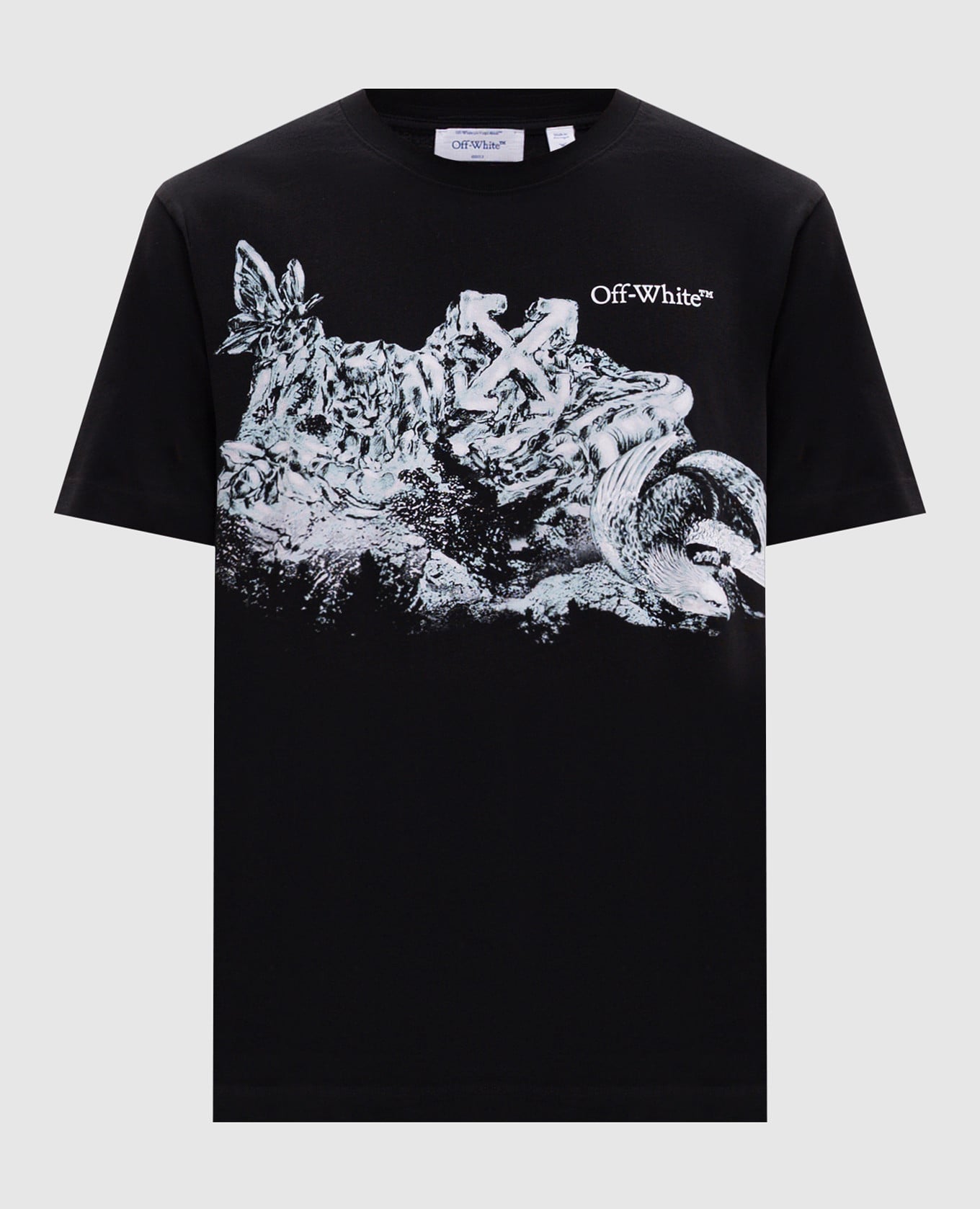 Off - White T-Shirt Eagle Rock SS Slim Black