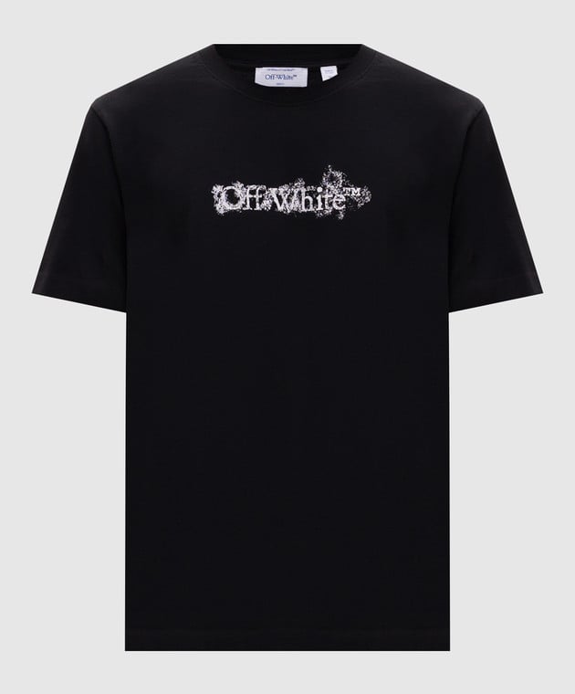 Off - White T-Shirt Heraldi Arrows Black