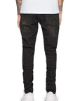 Purple Jeans Overspray Black