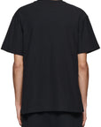 Purple T-Shirt Oversize Black