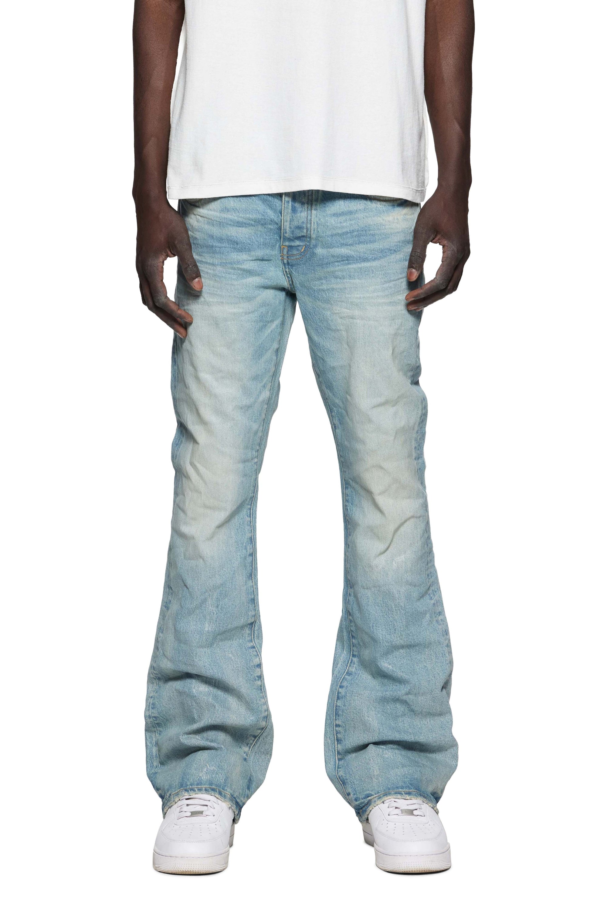 Purple Jeans Pinner Coated Vintage Indigo