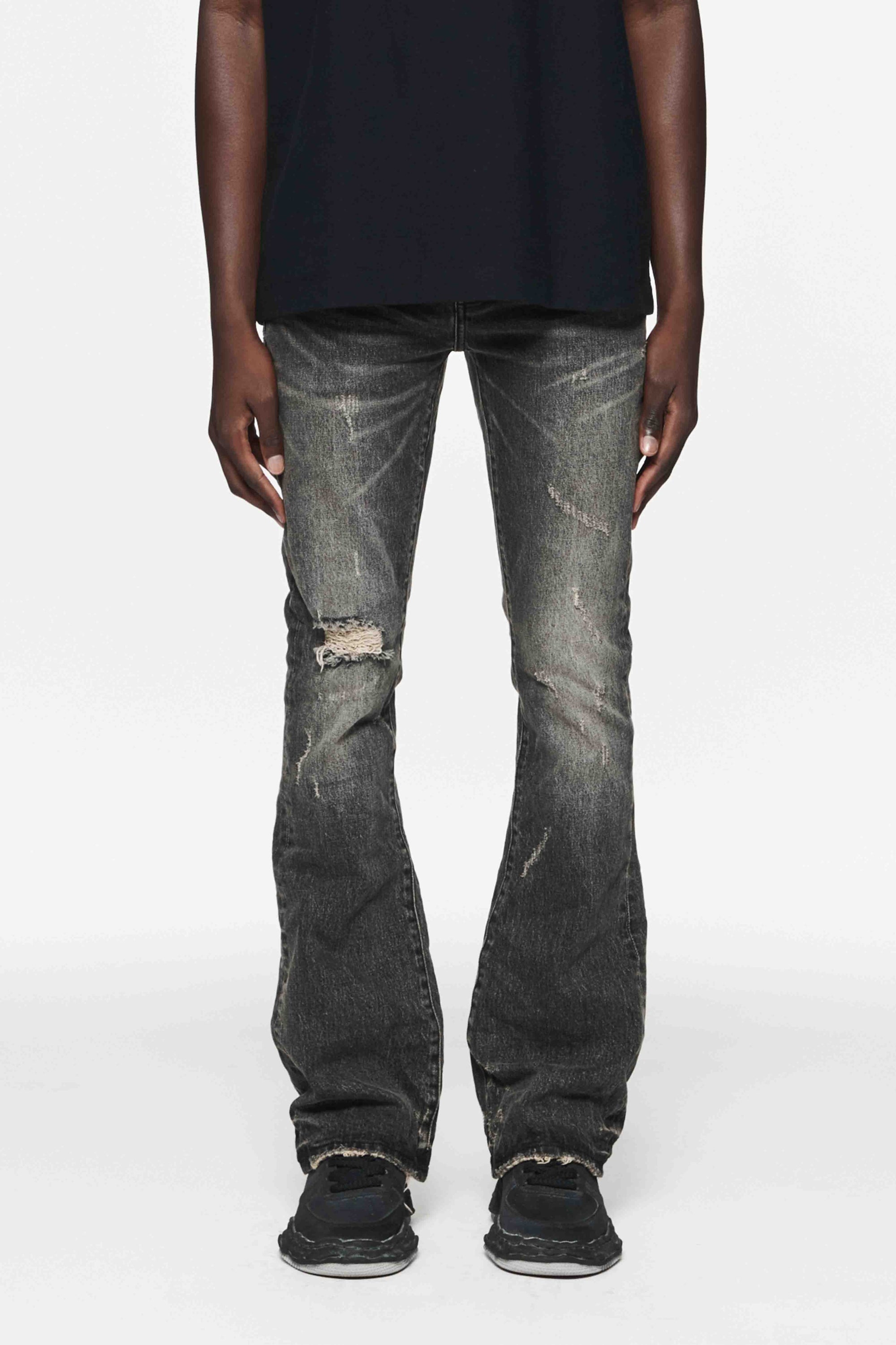Purple Jeans Vintage Flare Blowout Black