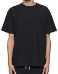 Purple T-Shirt Oversize Black